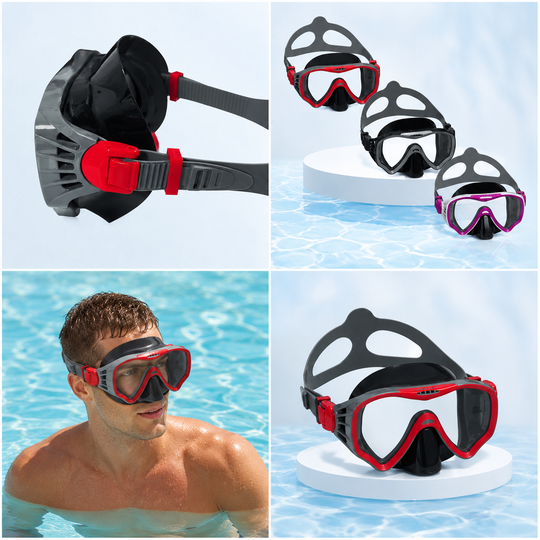 Bestway Crusader Pro Professional Swimming Mask with Reinforced Glass for Age 14+