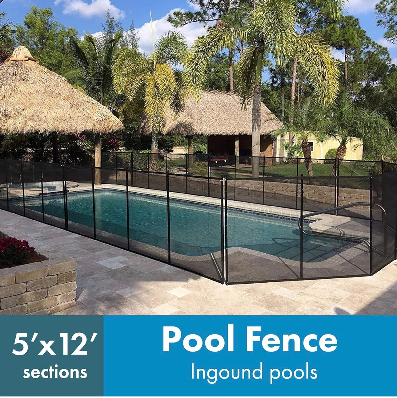 Pool Safety Fence DIY Kit 365X122 CM | سياج حماية المسابح