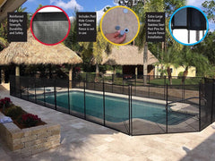 Pool Safety Fence DIY Kit 365X122 CM | سياج حماية المسابح