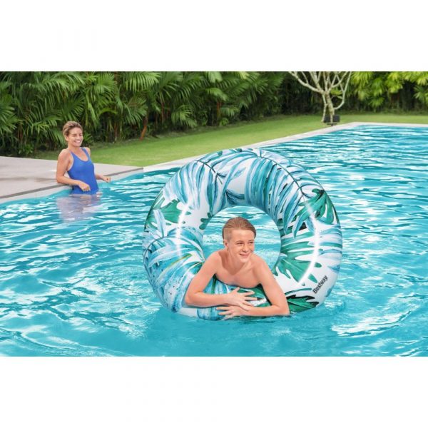 Bestway Tropical Palms Swim Ring 119Cm