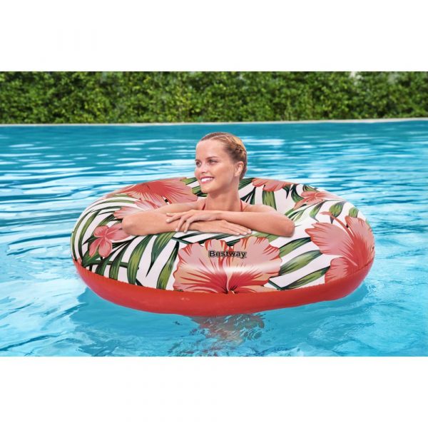 Bestway Tropical Palms Swim Ring 119Cm