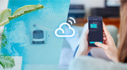 روبوت تنظيف المسابح Hydro 6 مع WiFi وكابل 18 متر | Poolmate Hydro 6 Robotic Pool Cleaner WiFi (60 ft Cord)
