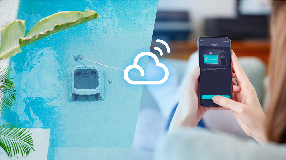 روبوت تنظيف المسابح Hydro 6 مع WiFi وكابل 18 متر | Poolmate Hydro 6 Robotic Pool Cleaner WiFi (60 ft Cord)