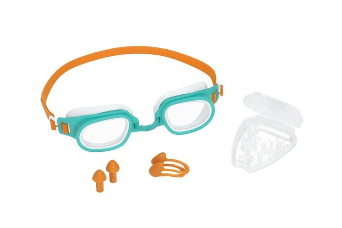 Bestway Swimming Goggles Set 7+ | طقم نظارات سباحة مع سدادات أذن و أنف