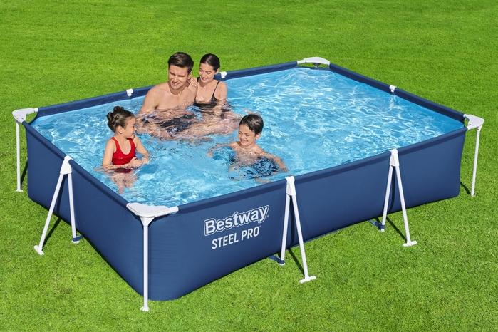 Bestway Steel Pro Pool 3×2m | مسبح عائلي جاهز مع مضخة فلتر