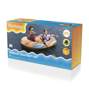 قارب هوائي مع مجاديف l[185 × 97 سم | Bestway Kondor 2000 Raft Set 61142
