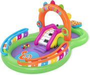 Bestway Sing ’N Splash Water Play Center مركز ألعاب مائي للأطفال – مع زحليقة