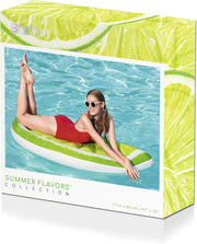 فرشة سباحة على شكل ليمون أخضر 171 × 89 سم | Bestway 43246 Tropical Lime Pool Float 171 × 89 cm