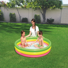 Bestway 51103 Kids Inflatable Pool | Round | 120cm | مسبح أطفال دائري
