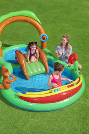 Bestway Friendly Woods Kids Play Pool with Slide العاب مائية للأطفال