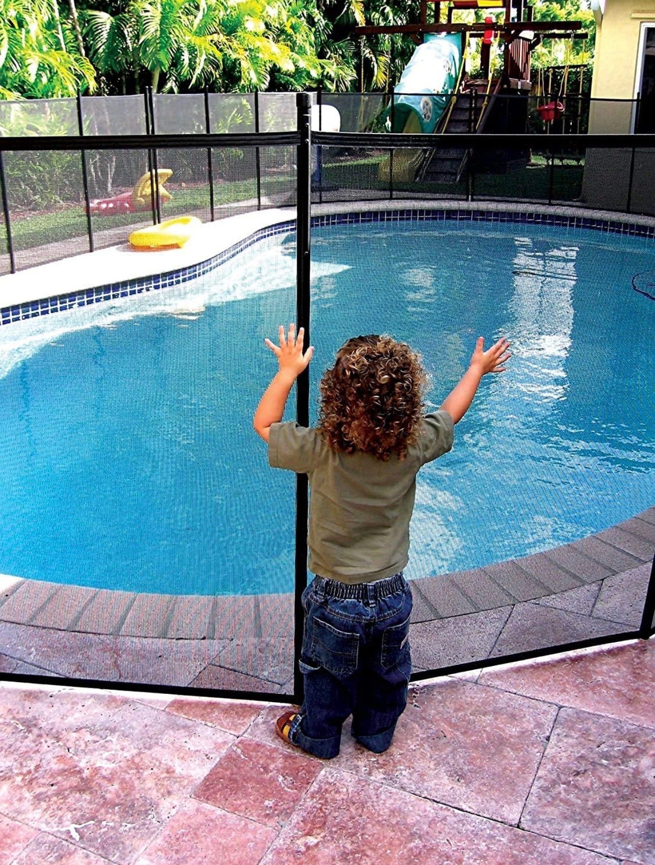 Pool Safety Fence DIY Kit 365X122 CM | سياج حماية المسابح