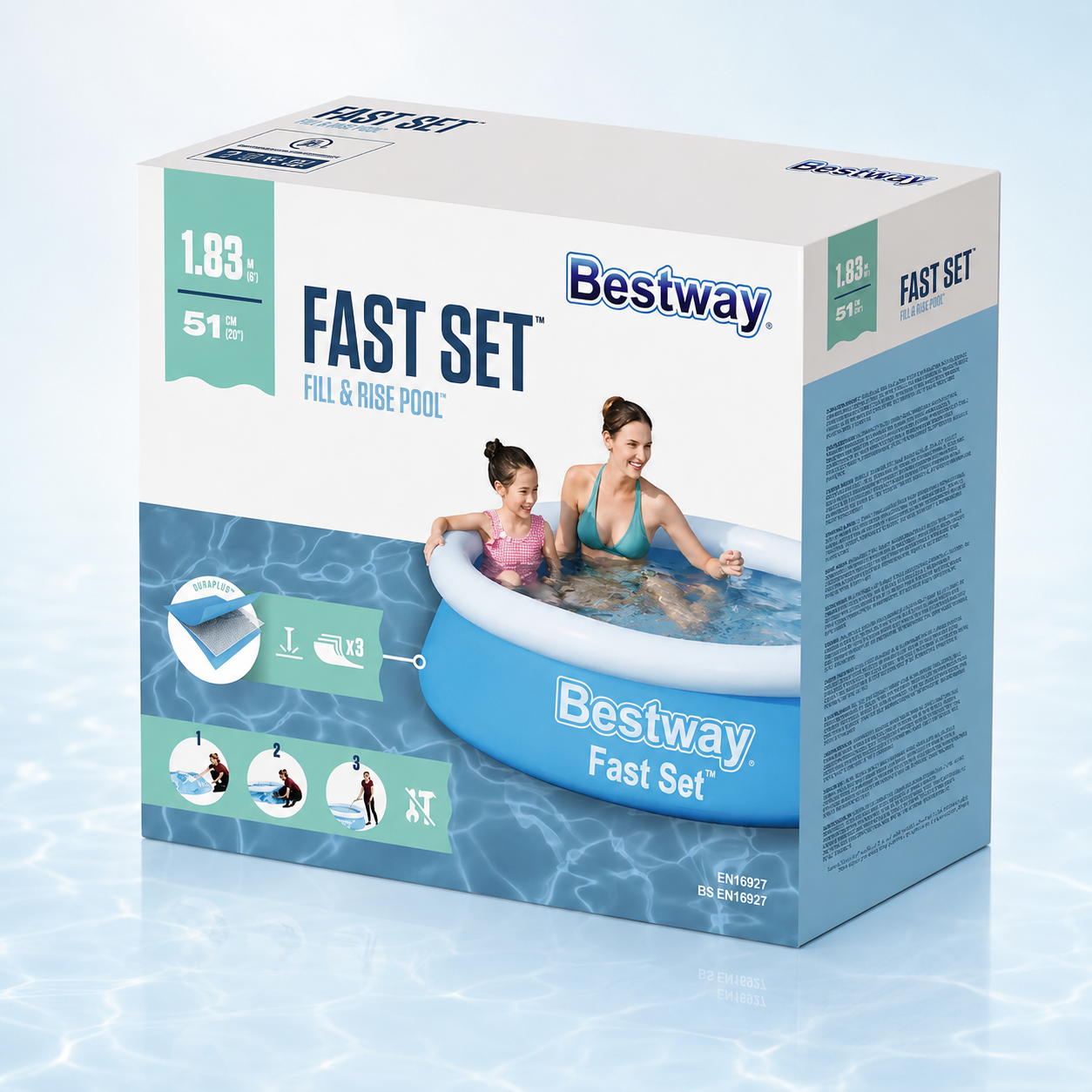 Bestway Fast Set Round Pool 183×51 cm