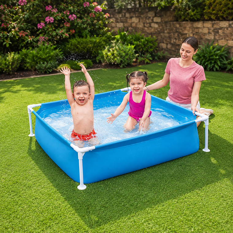 Bestway My First Frame Kids Pool with Metal Frame 122 cm (#56217)
