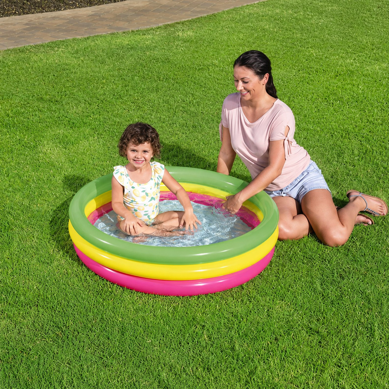 Bestway 51104 Inflatable Round Kids Pool Size 102 cm