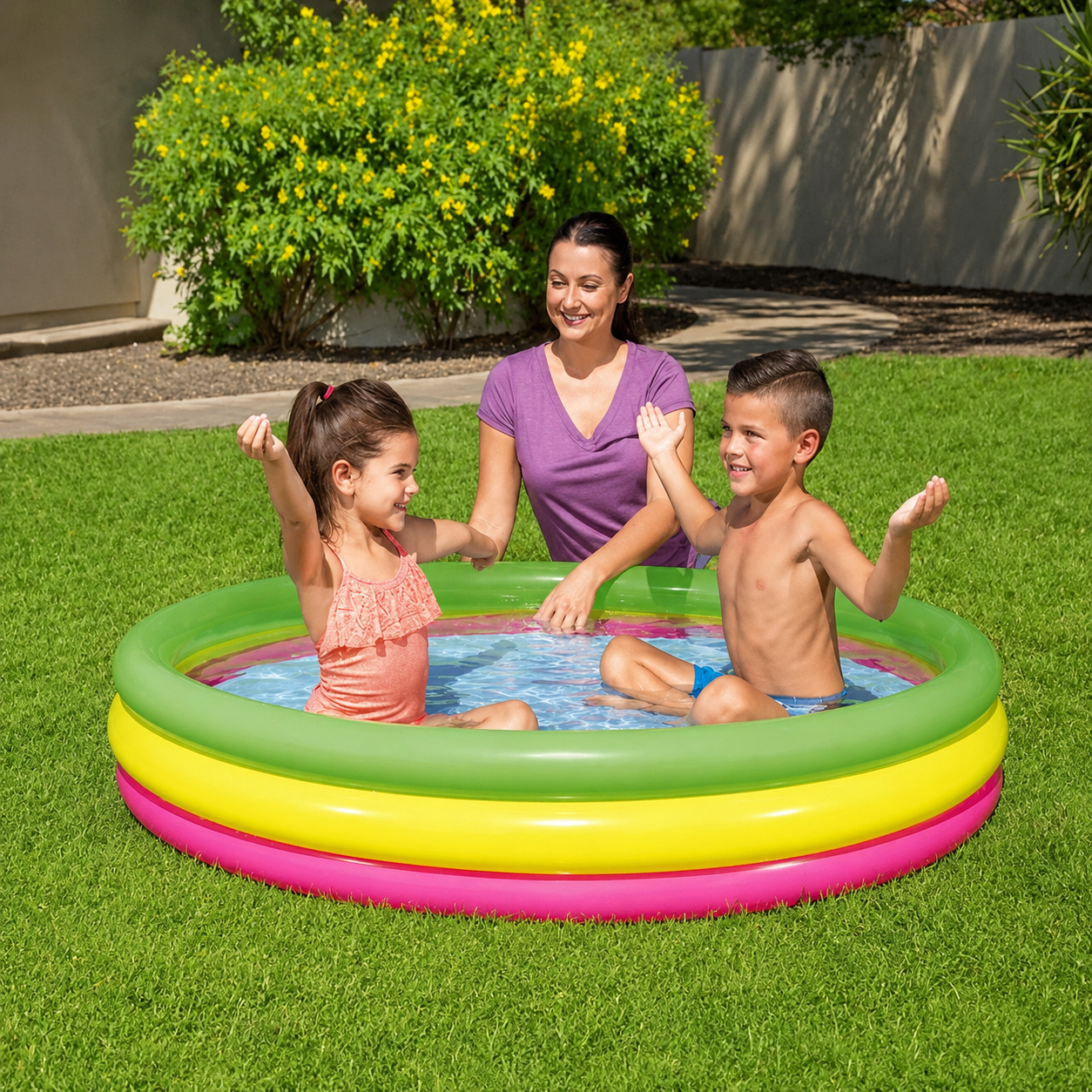 Bestway 51103 Inflatable Round Kids Pool Size 120 cm