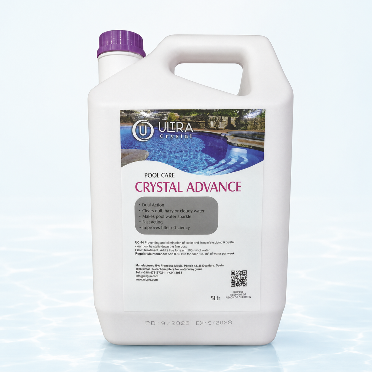Ultra Crystal Pool Water Polish 5 Liter