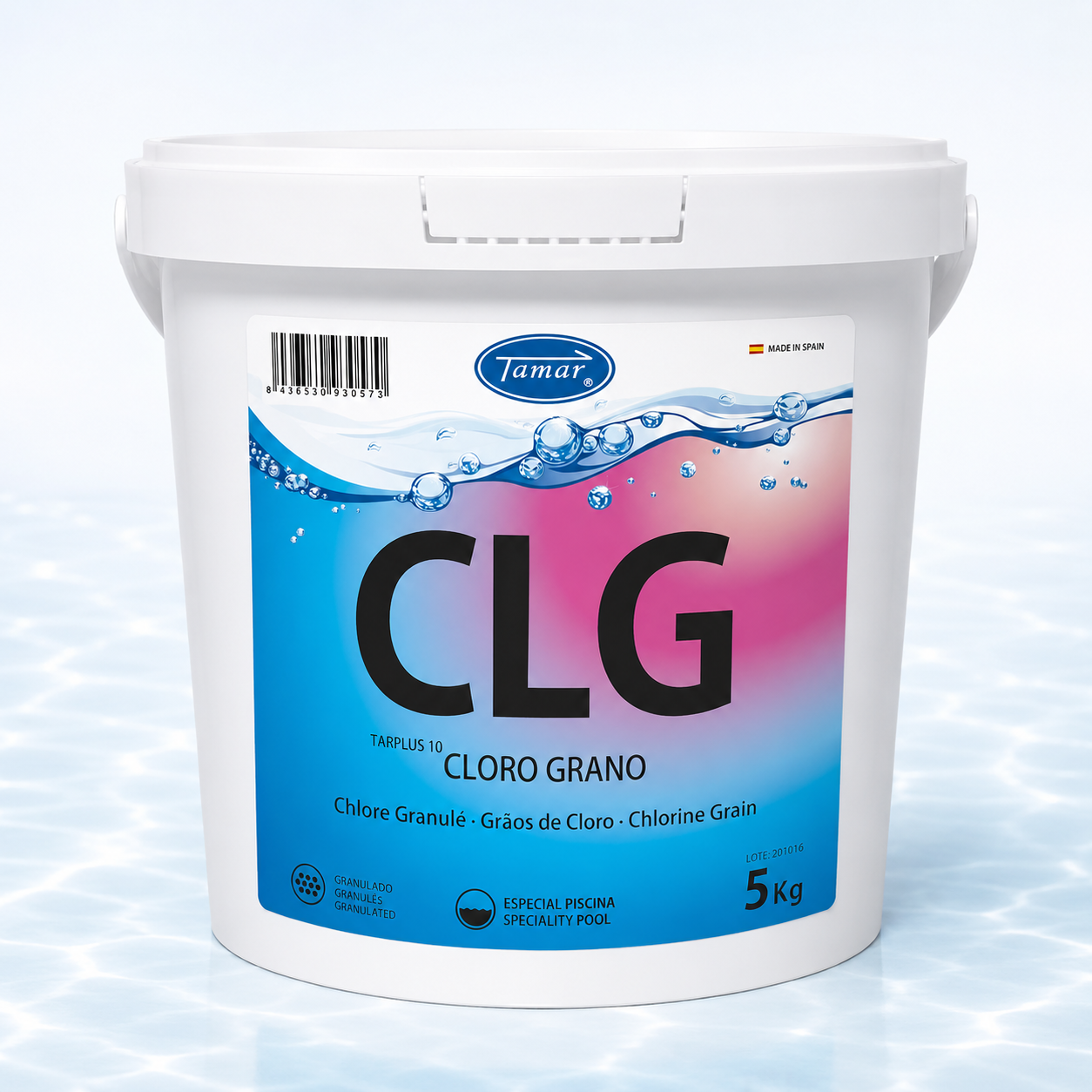 Slow-Dissolving Chlorine Granules for Pools