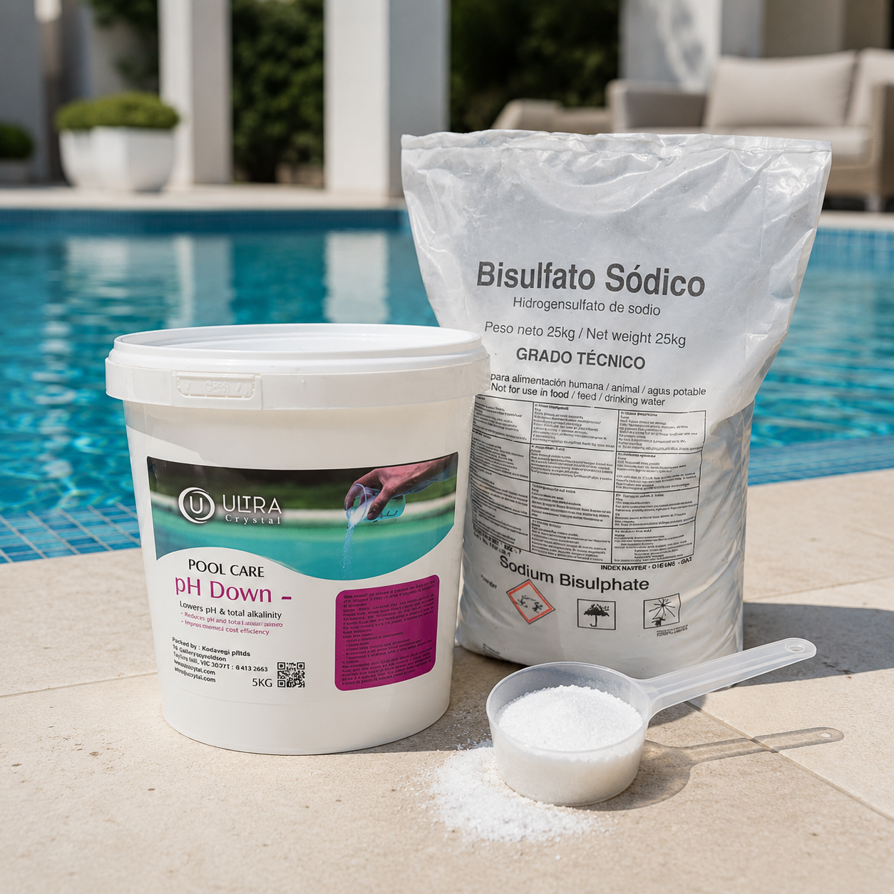 pH Reducer Pool Water Acid Lowering Agent