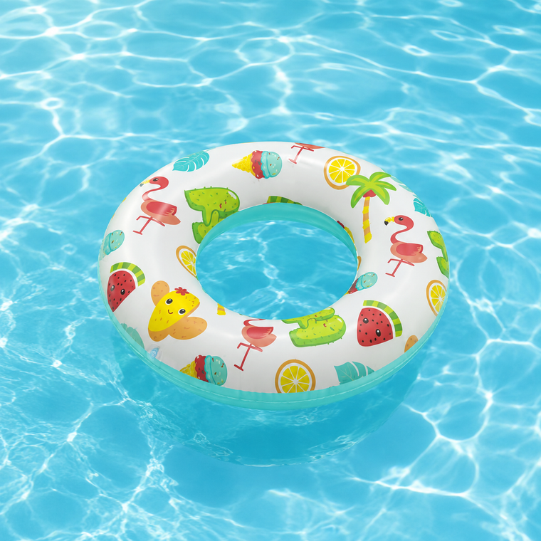 Bestway Sandy Shore Swim Ring for Kids Size 61 cm