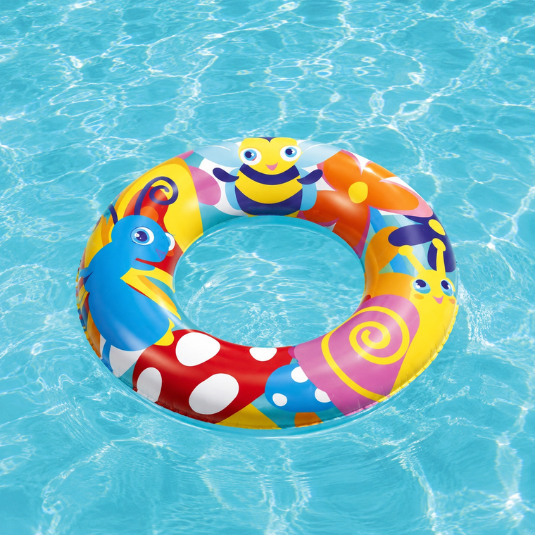 Bestway Sweet Creature Swim Ring for Kids Size 56 cm