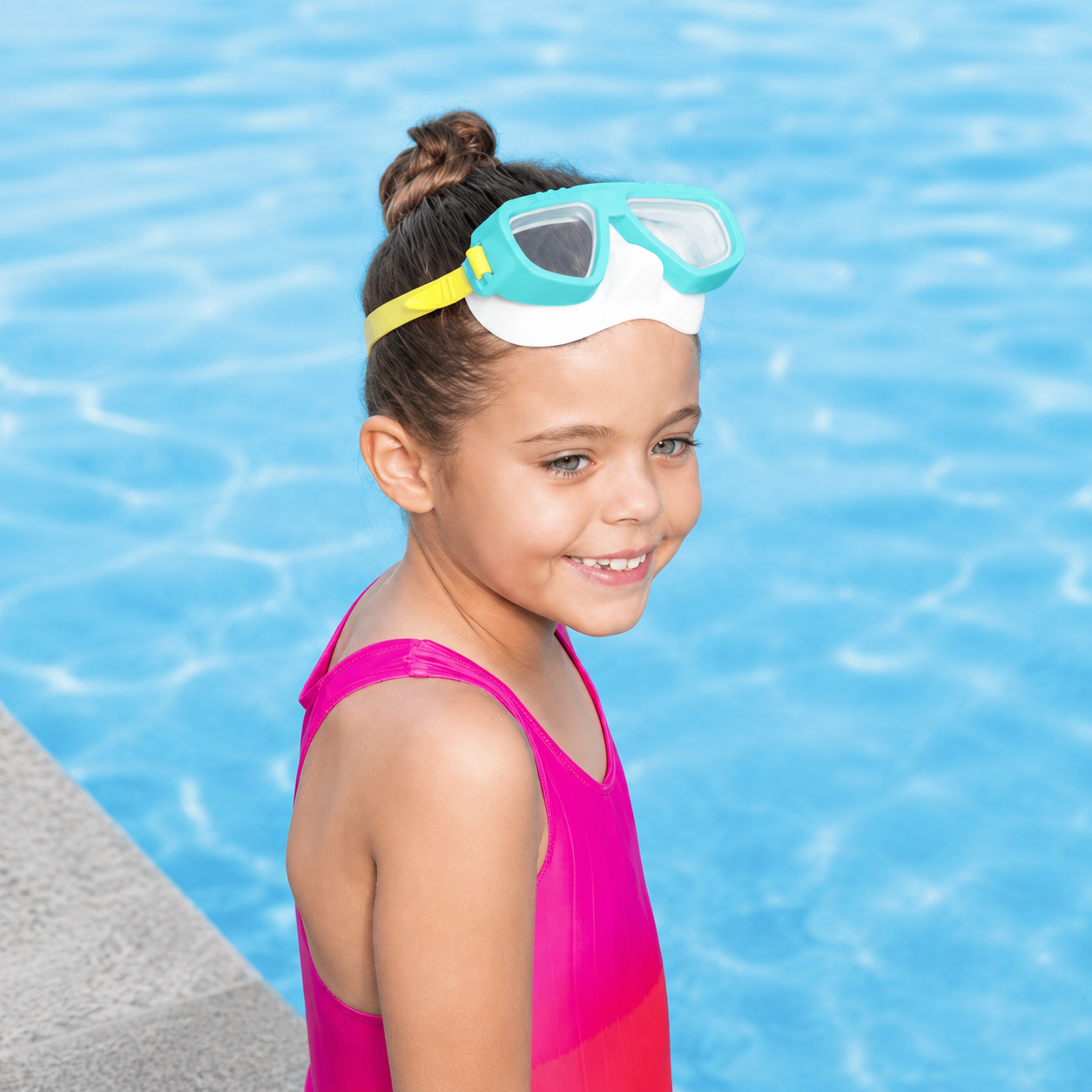 Bestway Kids Swimming Mask 3+ | Leak-Resistant Swimming Mask for Kids