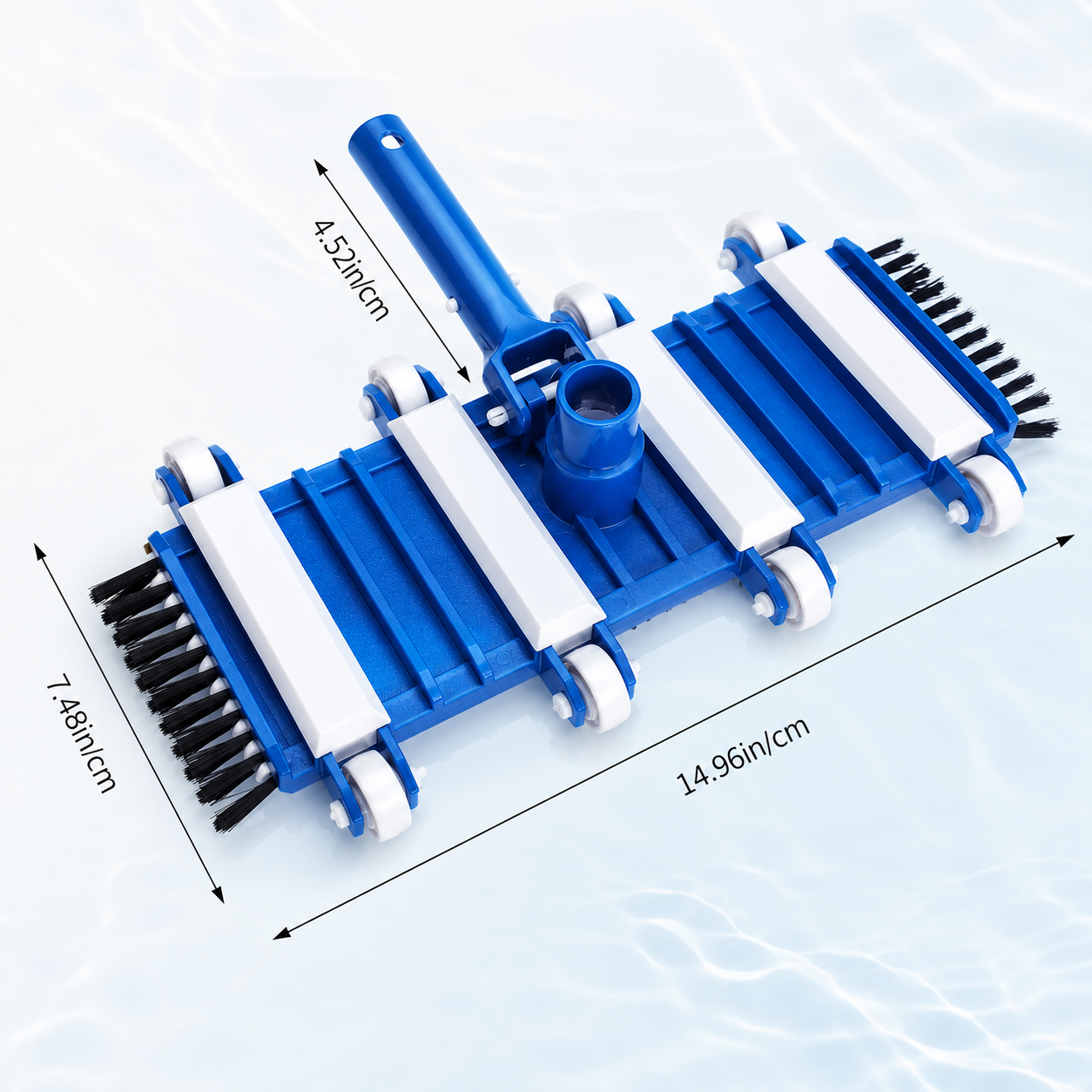 Pool Vacuum with Side Brush