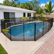 DIY Kit Pool Safety Fence Size 365×122 cm