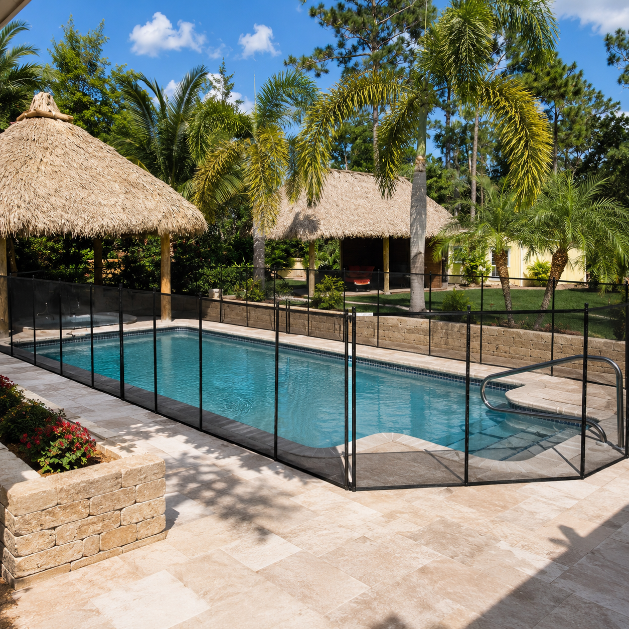 DIY Kit Pool Safety Fence Size 365×122 cm