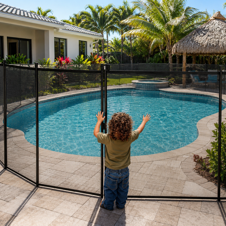 DIY Kit Pool Safety Fence Size 365×122 cm