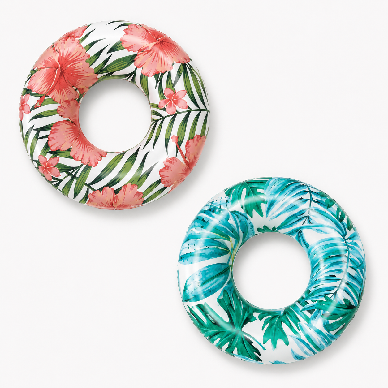 Bestway Tropical Palms Swim Ring 119 cm