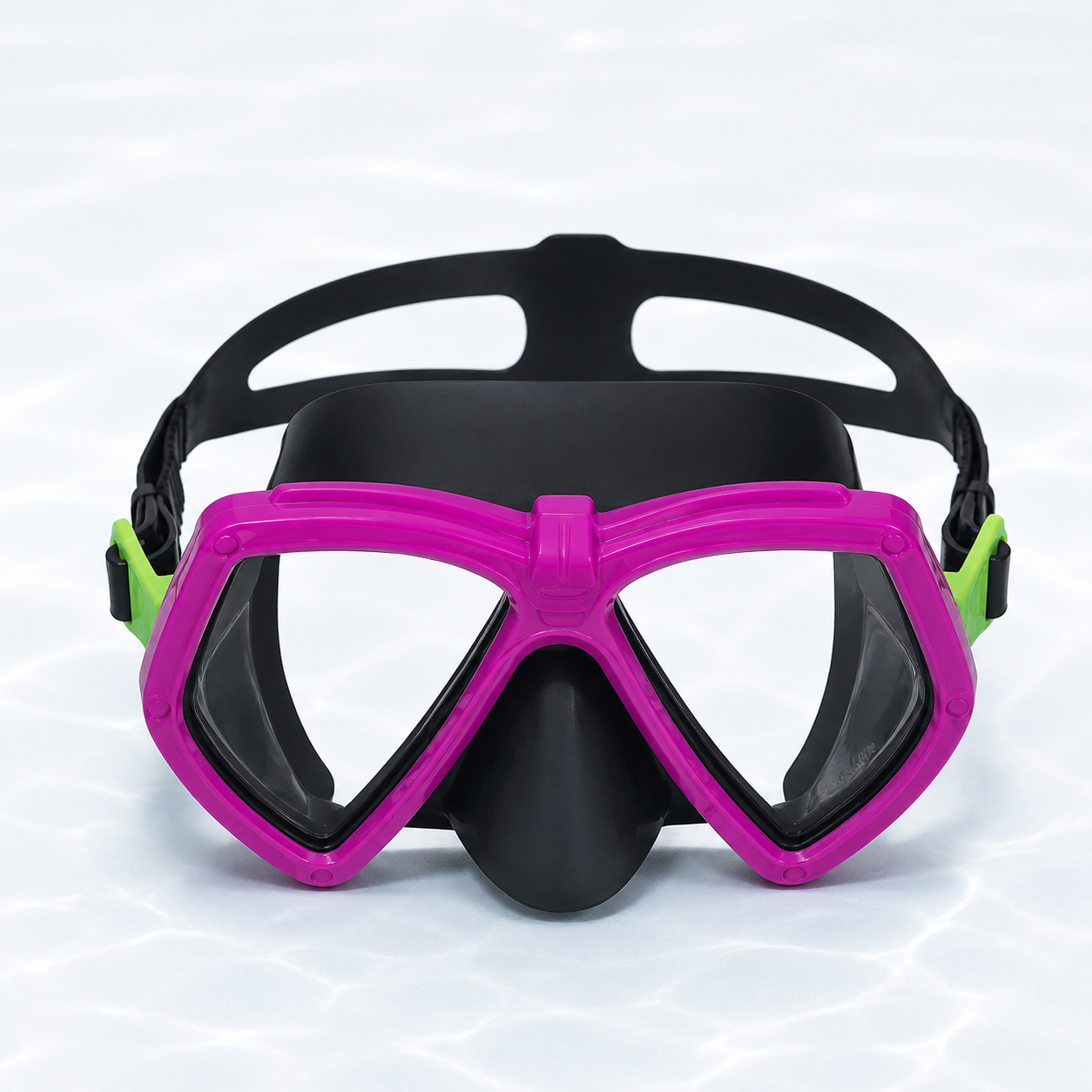 BESTWAY Dominator Mask & Snorkel Set Pink/Black (#24070) | Mask and Snorkel Set