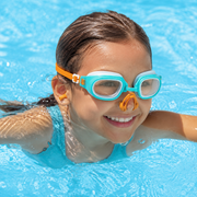 Bestway Swimming Goggles Set with Ear and Nose Plugs for Kids Age 7+
