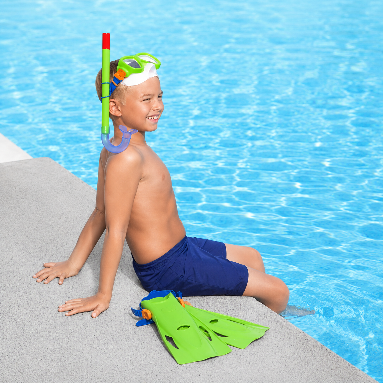 Bestway Explora Snorkel Set 7+ | Complete Diving Set for Kids