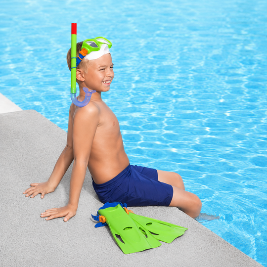 Bestway Explora Snorkel Set 7+ | Complete Diving Set for Kids