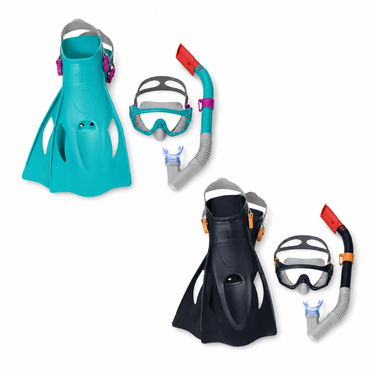 Bestway Pro Snorkel Set 14+ | Complete Diving Set (Mask + Tube + Fins)
