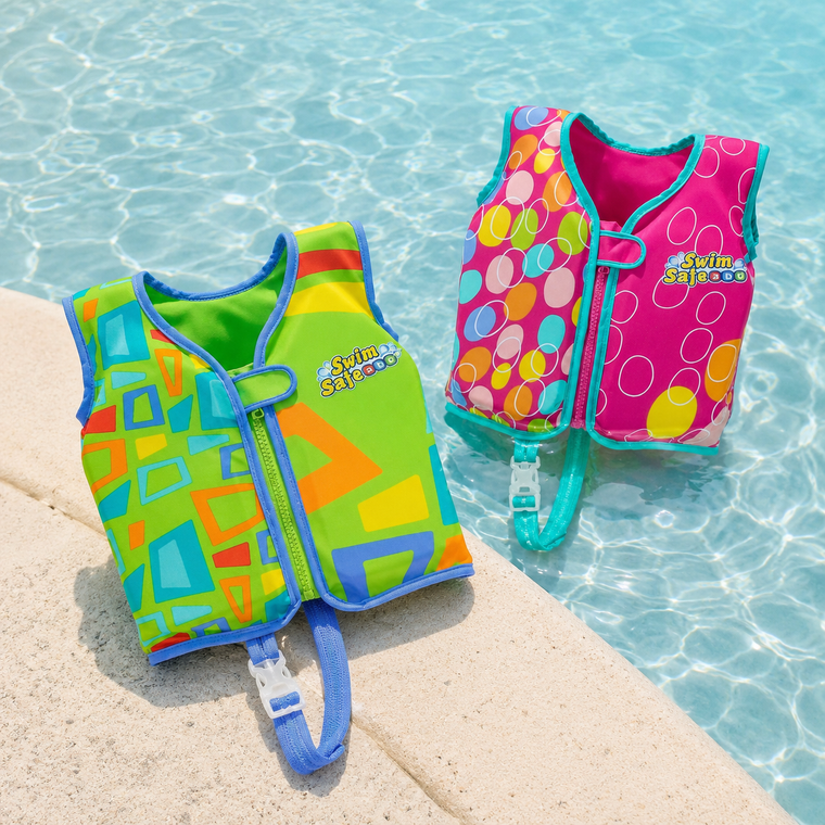 Bestway Aquastar Swim Vest | S/M & M/L | Kids 1–6 Years | Kids Swim Vest