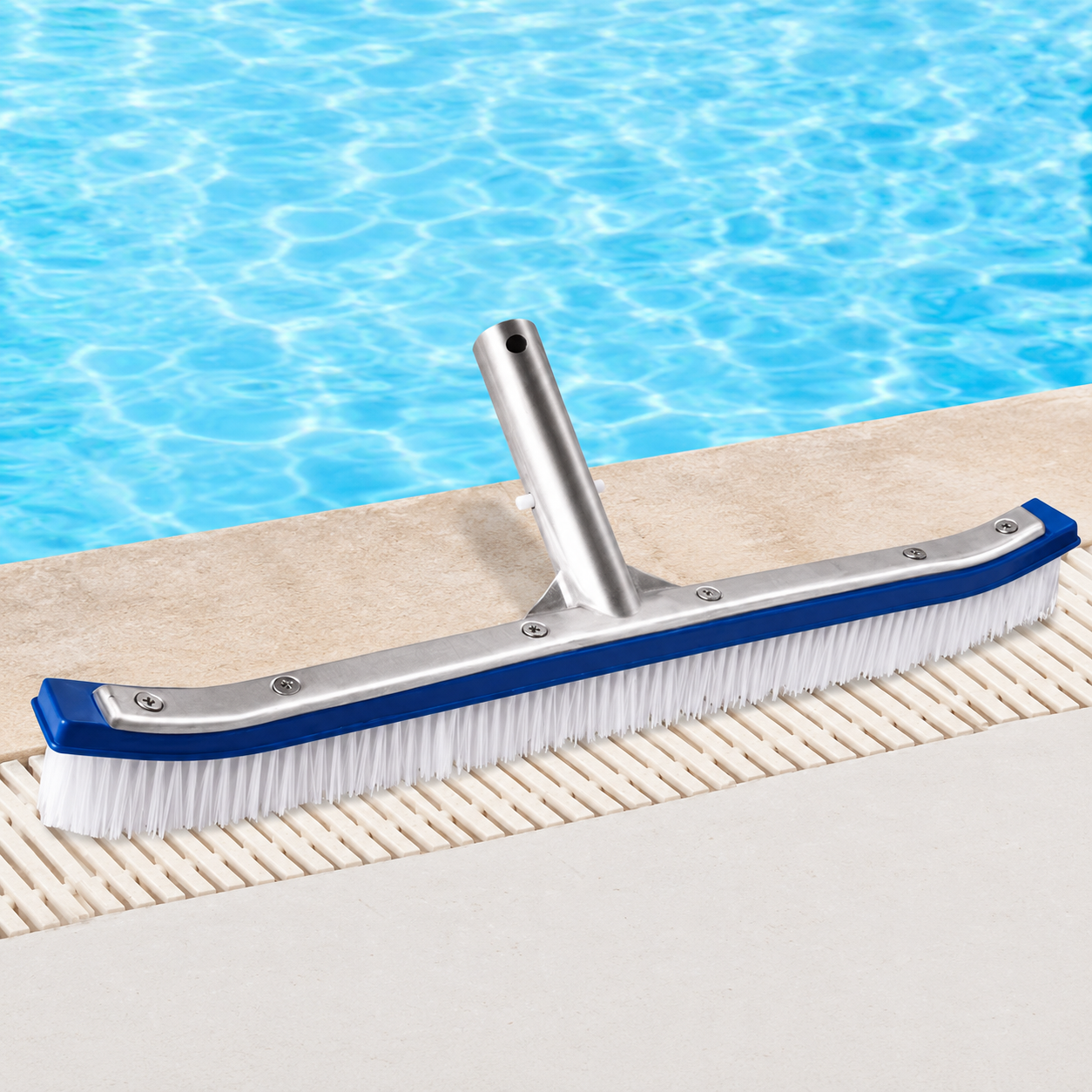 18 Inch Aluminum Pool Cleaning Brush