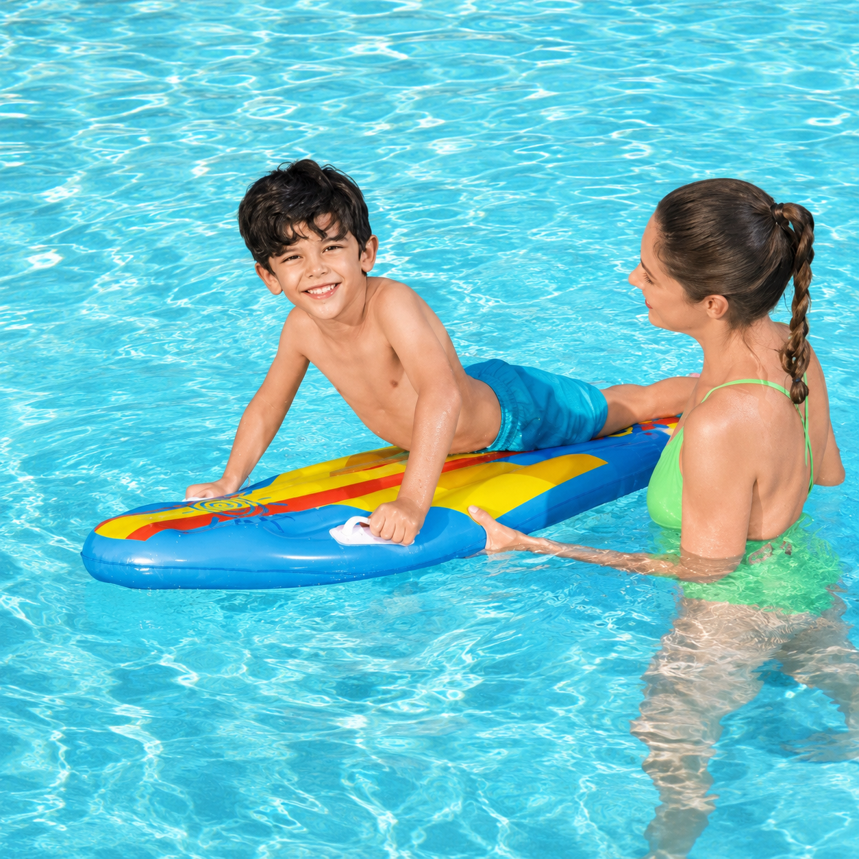 Bestway Inflatable Swimming Board for Kids 114×46 cm
