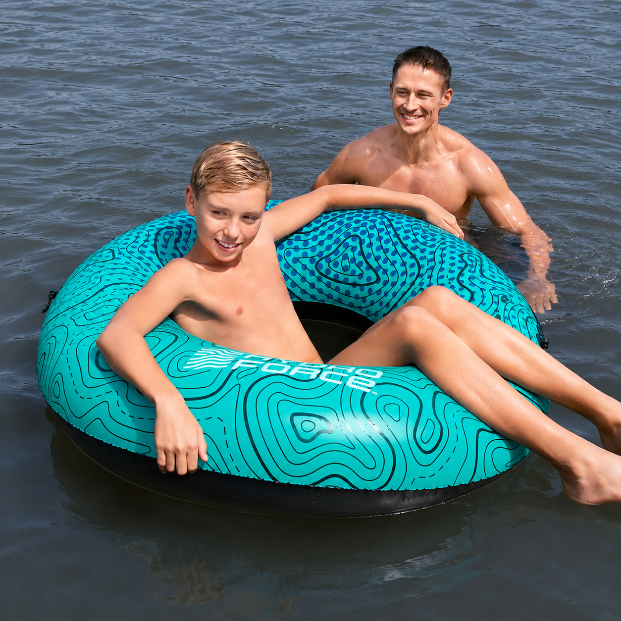 Bestway Hydro-Force Breeze Rider Round Swim Float Size 119 cm