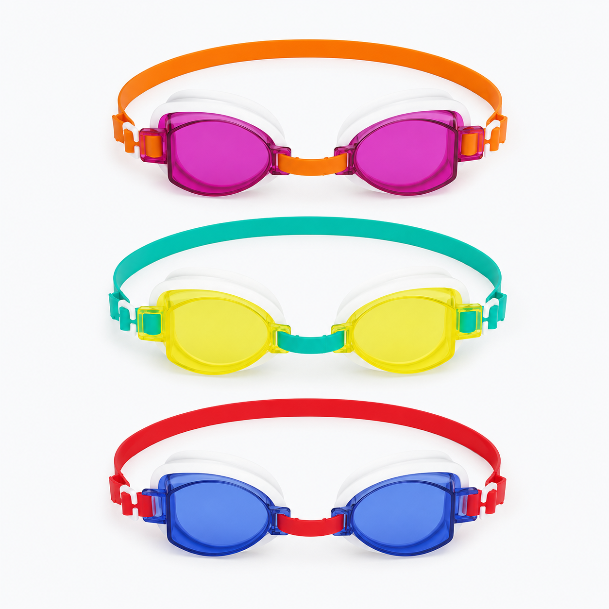 Bestway Swimming Goggles for Youth Age 7+ Leak-Resistant