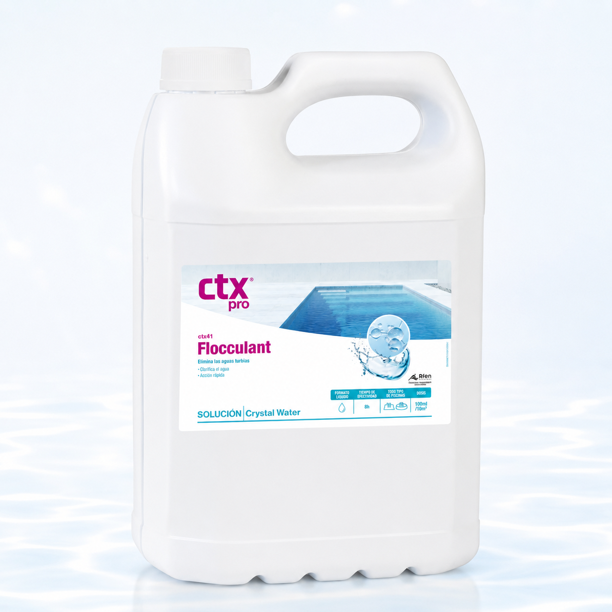 CTX Flocculant Liquid Spanish 5 Liter